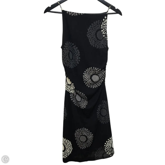 Dress Casual Midi By David Meister In Black & Grey, Size: 10