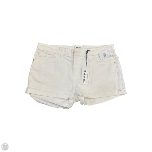 Shorts By Frame In White, Size: 8