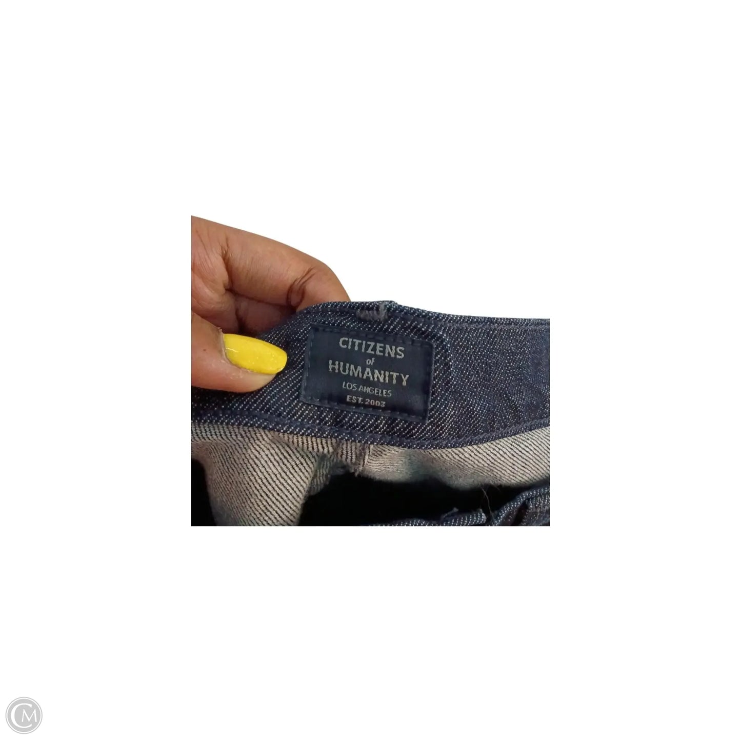 Jeans Straight By Citizens Of Humanity In Blue Denim, Size: 12