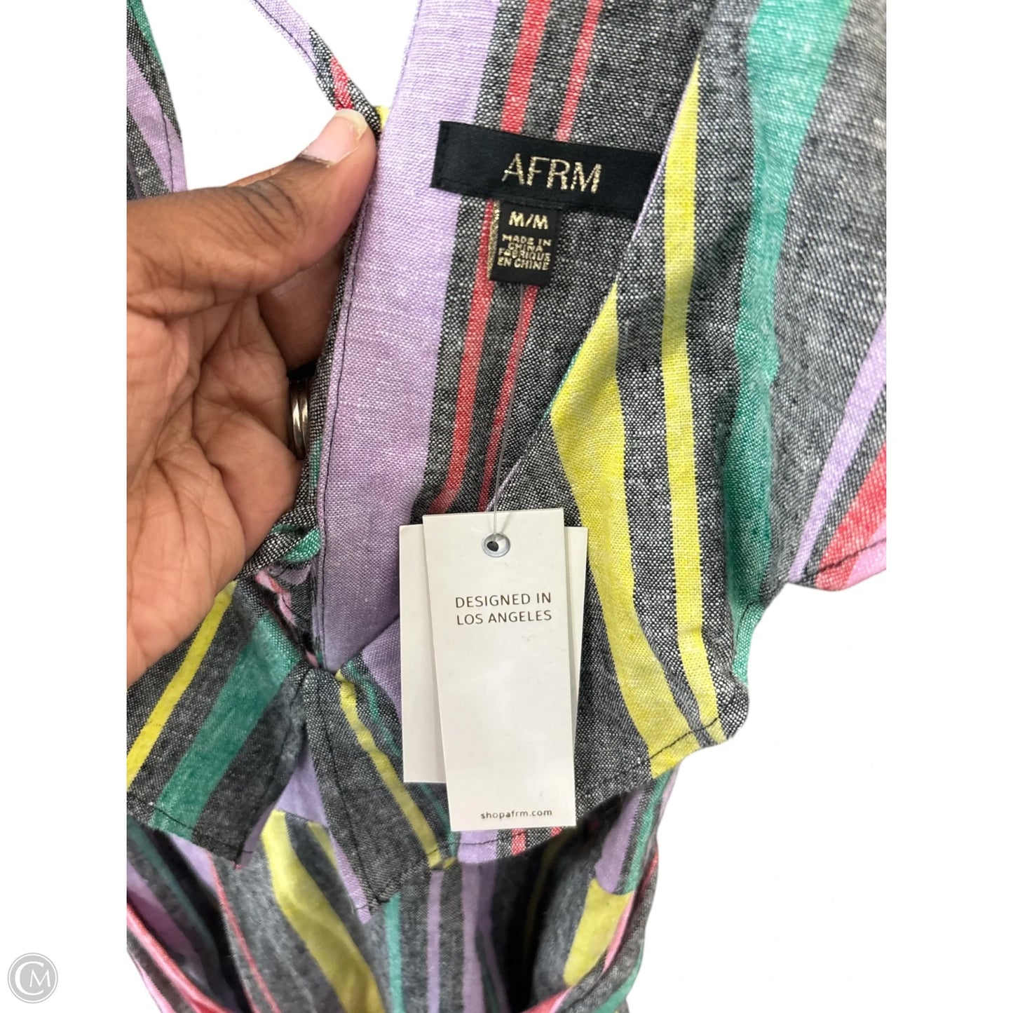 Jumpsuit By Afrm In Striped Pattern, Size: M