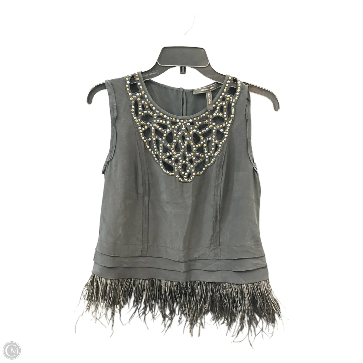 Top Sleeveless By Bcbgmaxazria In Black, Size: S