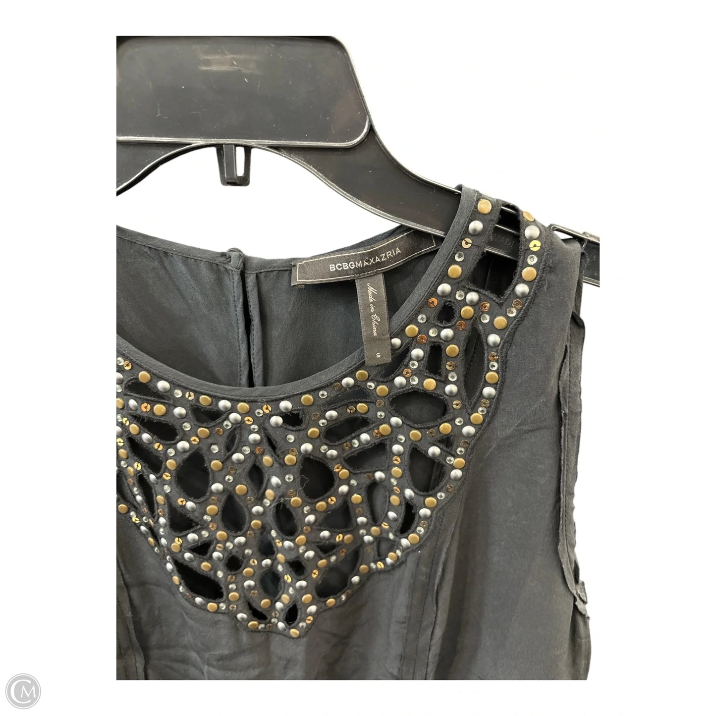 Top Sleeveless By Bcbgmaxazria In Black, Size: S