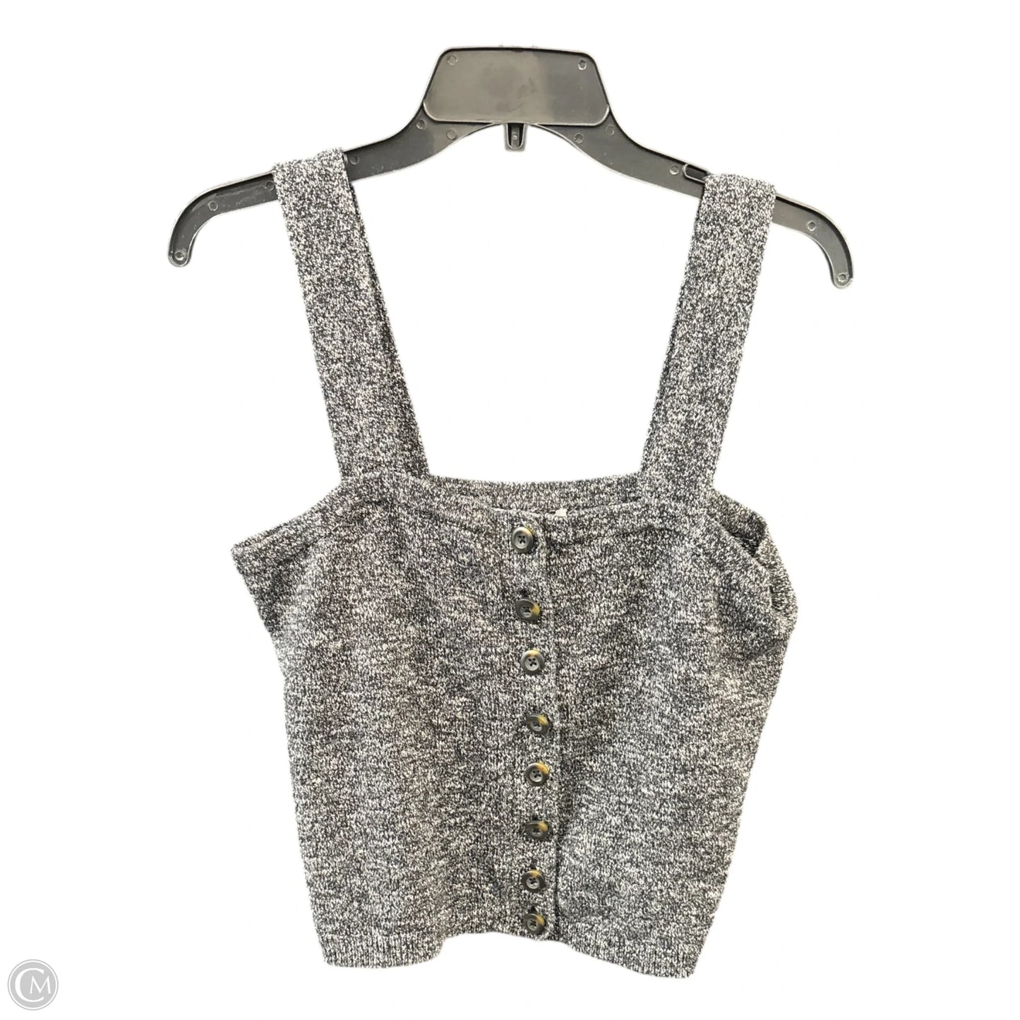 Top Sleeveless By Madewell In Grey, Size: L