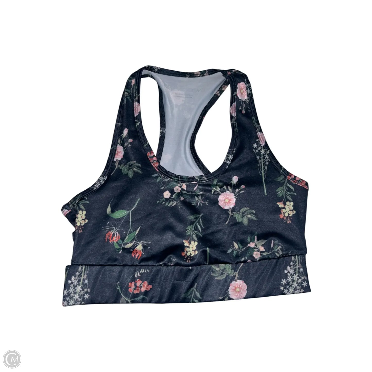 Athletic Bra By Beyond Yoga In Floral Print, Size: M