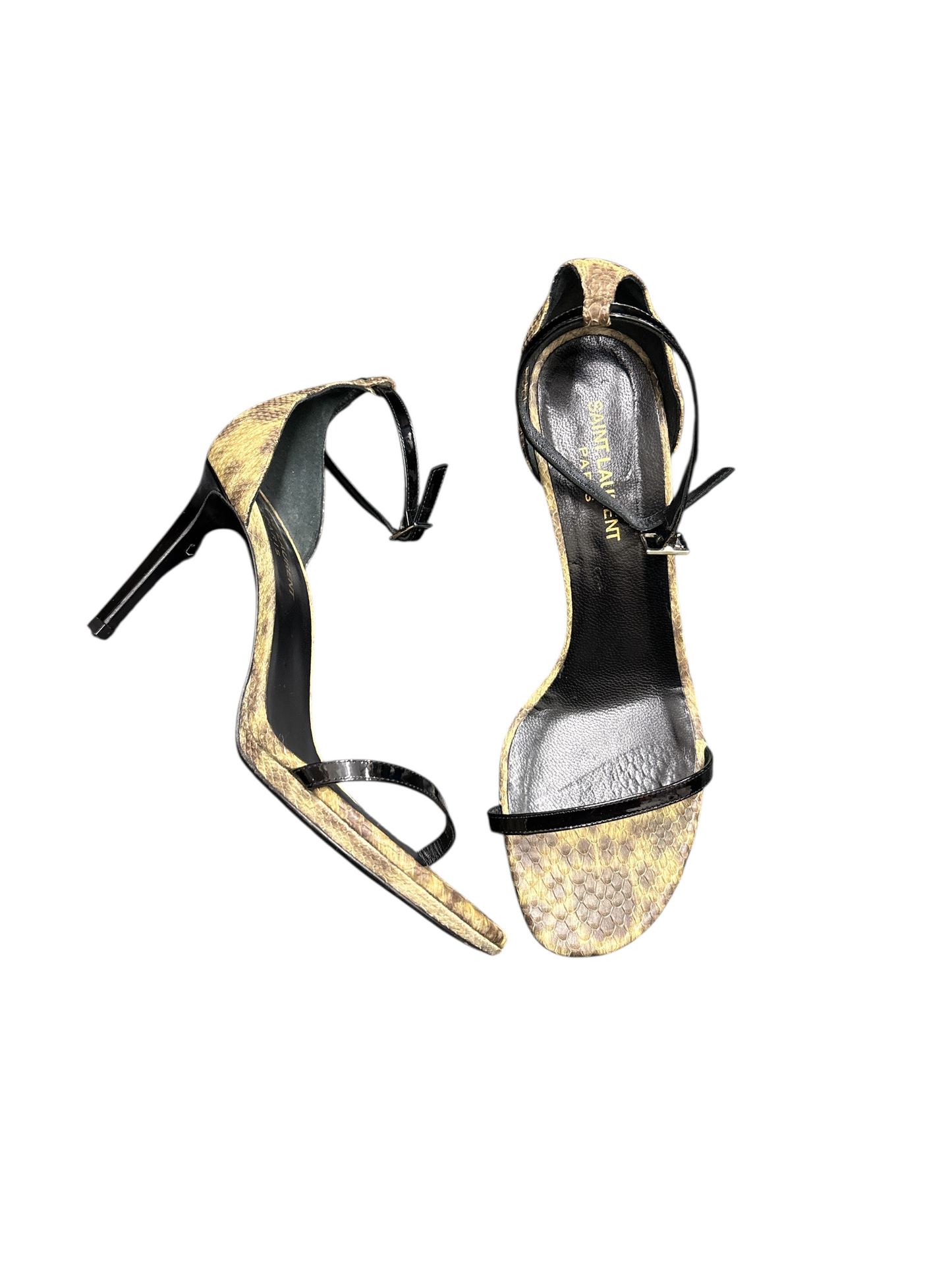 Shoes Luxury Designer By Yves Saint Laurent In Snakeskin Print