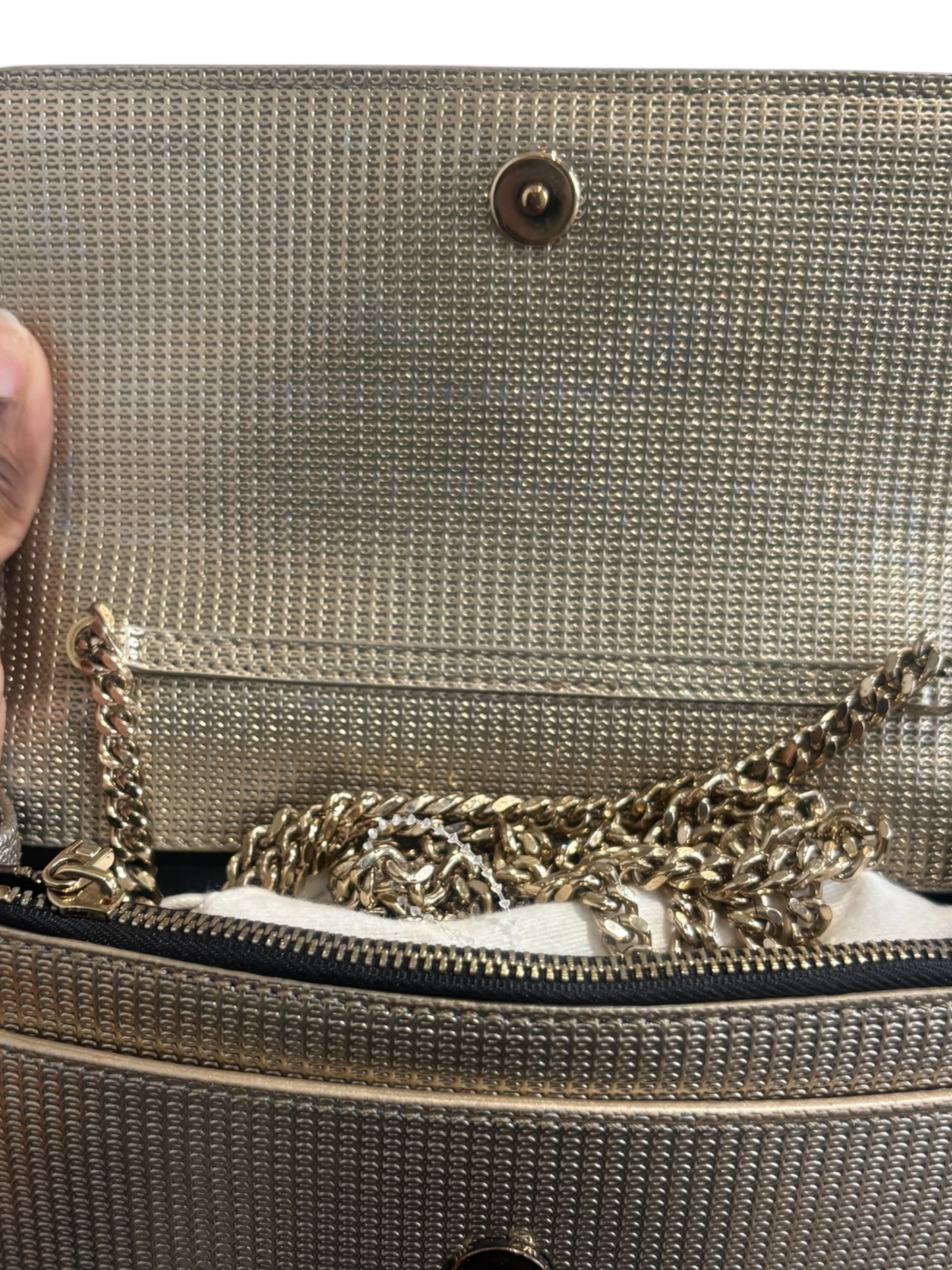 Handbag Luxury Designer By Versace, Size: Small