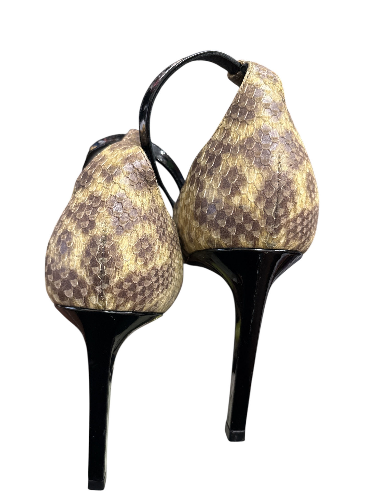 Shoes Luxury Designer By Yves Saint Laurent In Snakeskin Print