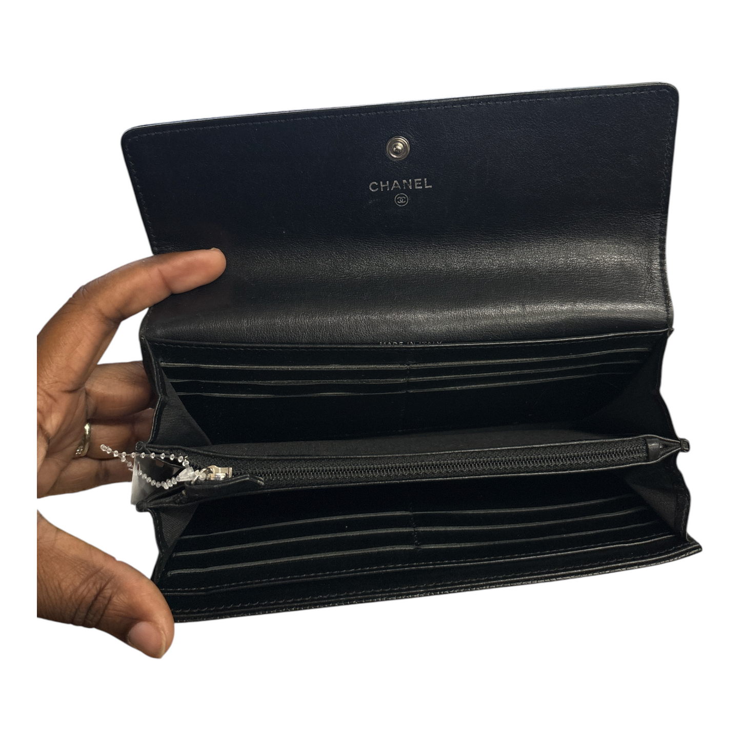 Wallet Luxury Designer By Chanel, Size: Large