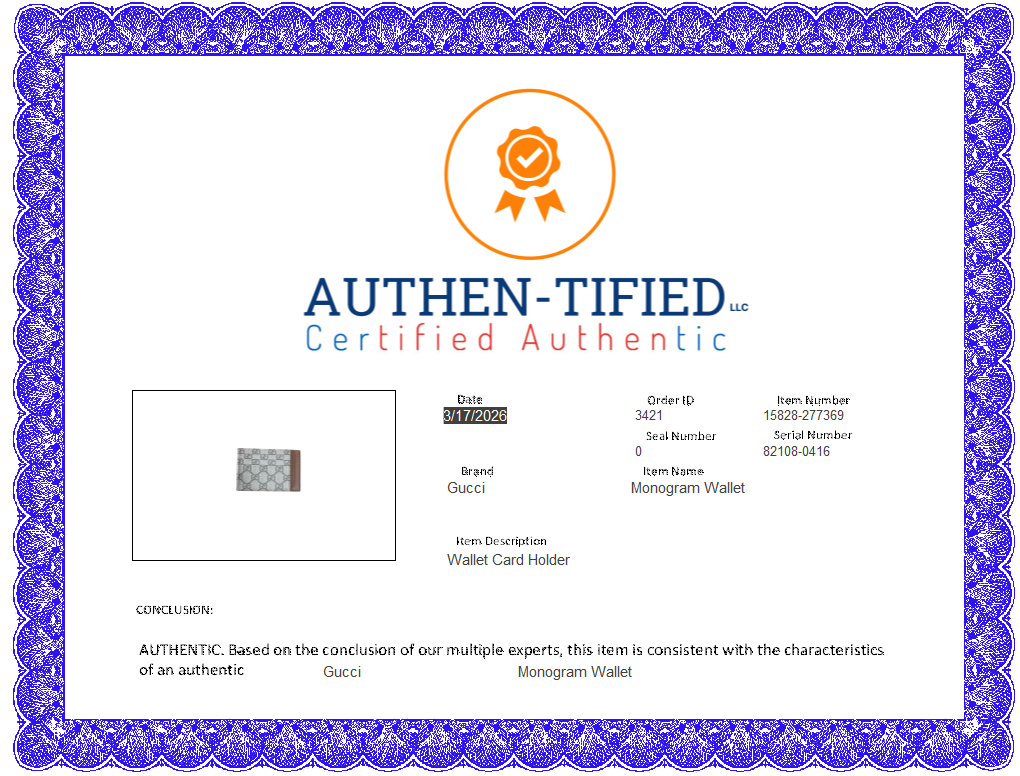 Wallet Luxury Designer By Gucci, Size: Small