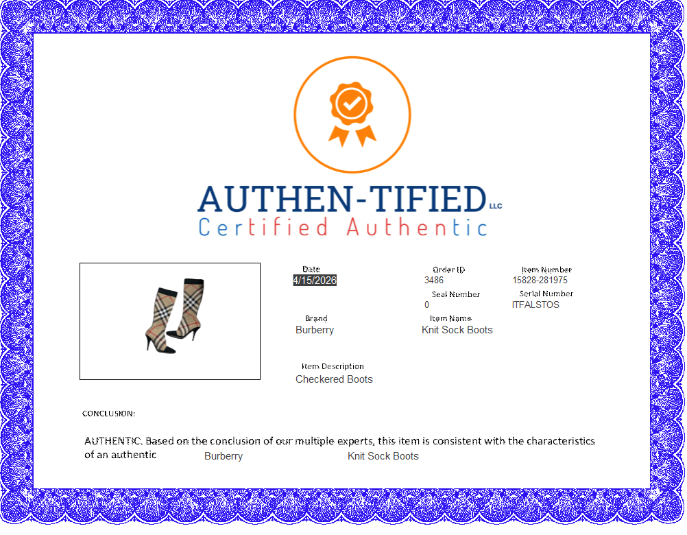 Boots Luxury Designer By Burberry In Plaid Pattern