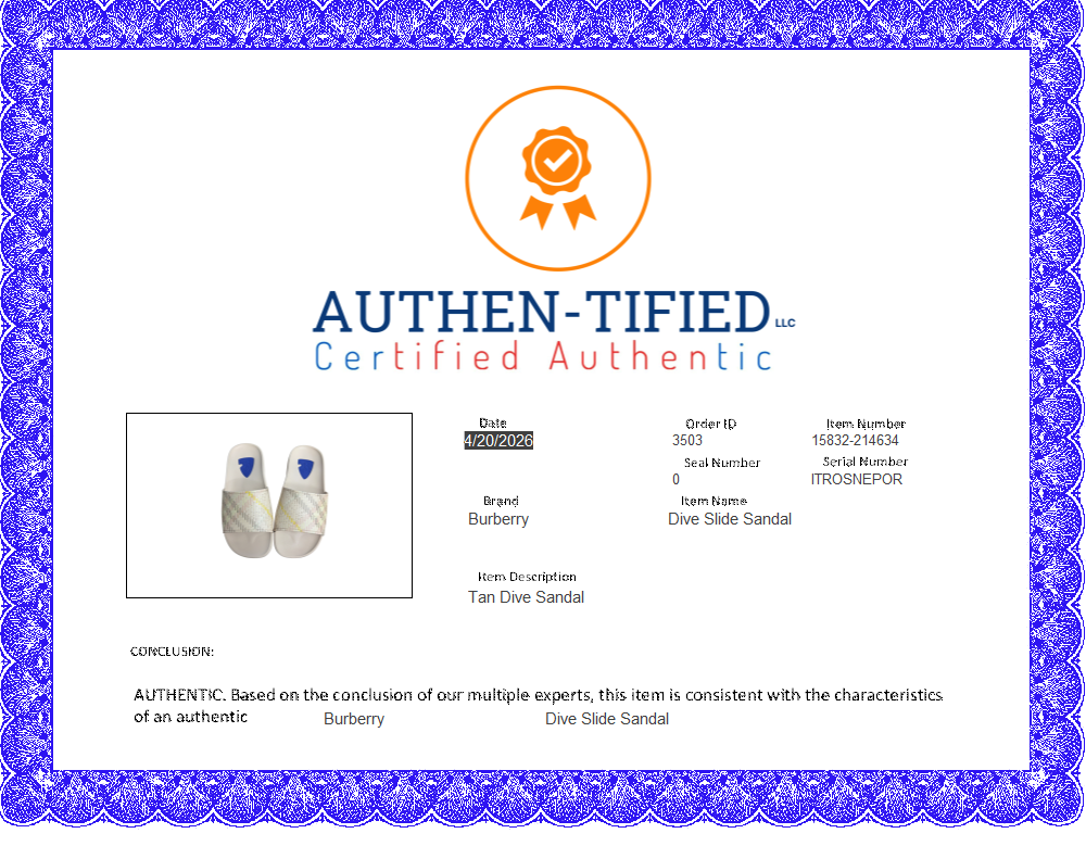 Sandals Luxury Designer By Burberry In Tan