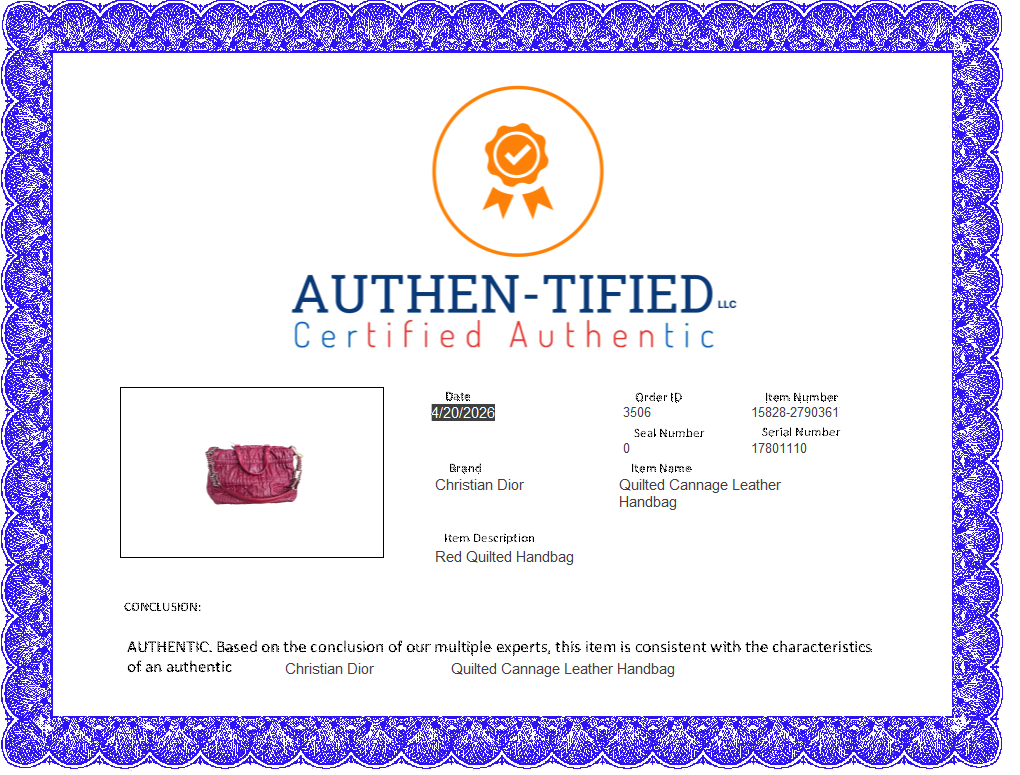 Handbag Luxury Designer By Dior, Size: Medium