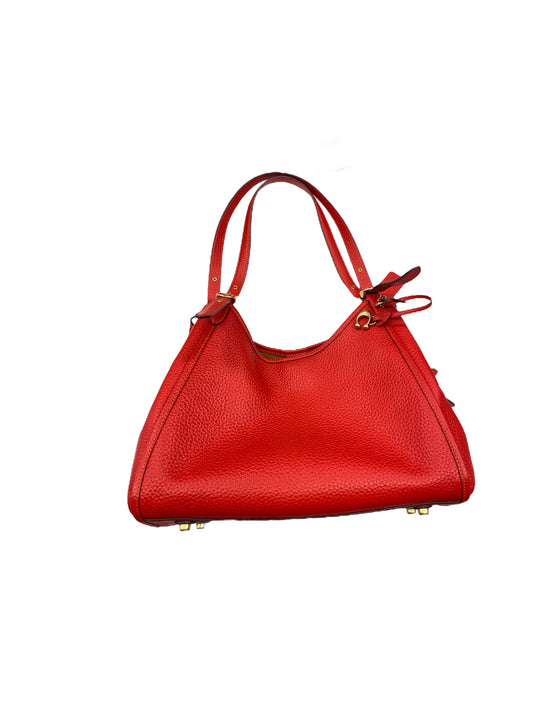 ORYANY TRACY Mauve Pebble Leather Large Hobo Bag Shoulder Purse Handbag