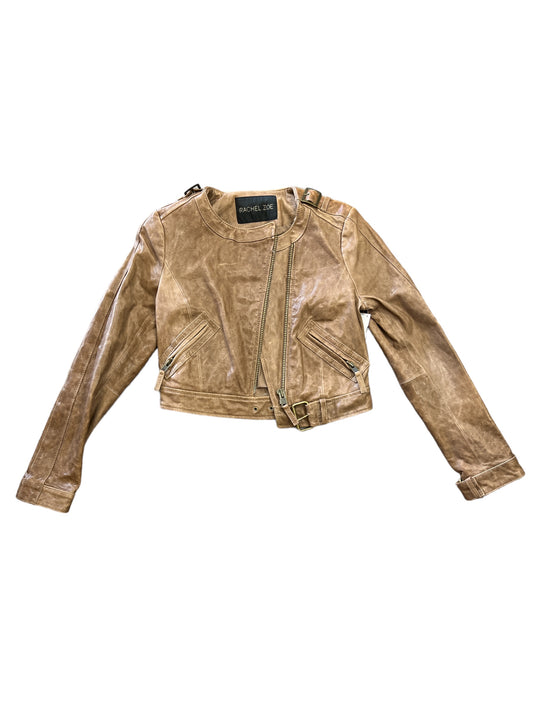 Jacket Leather By Rachel Zoe  Size: 4
